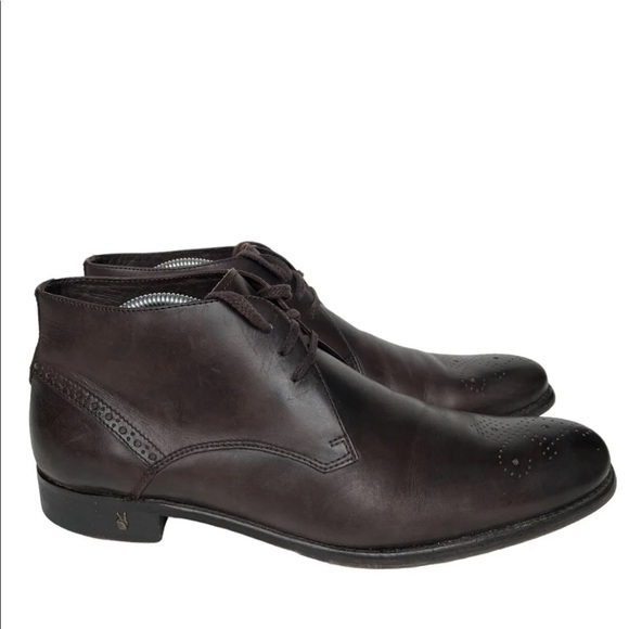 John Varvatos USA Brown Leather Wingtip Dress Ankle Boot Size 9.5M main image 7